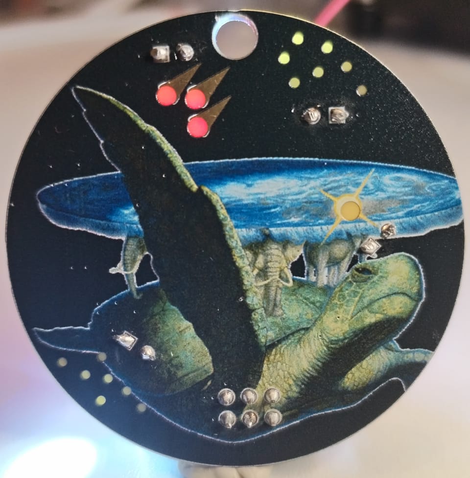 Turt'lin in Berlin: Hackaday SAO badge